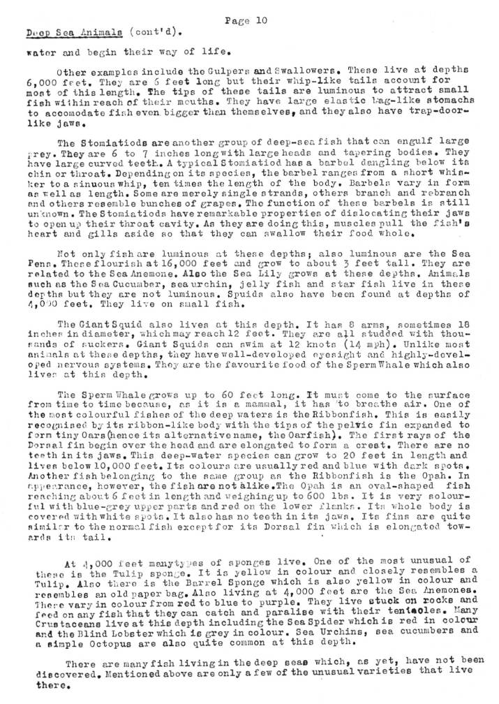 Natural History Gazette
No. 8 December 1973