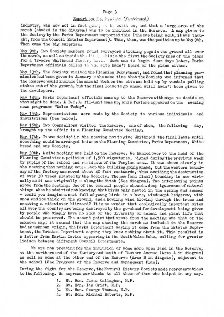 Natural History Gazette
No. 10 July 1974