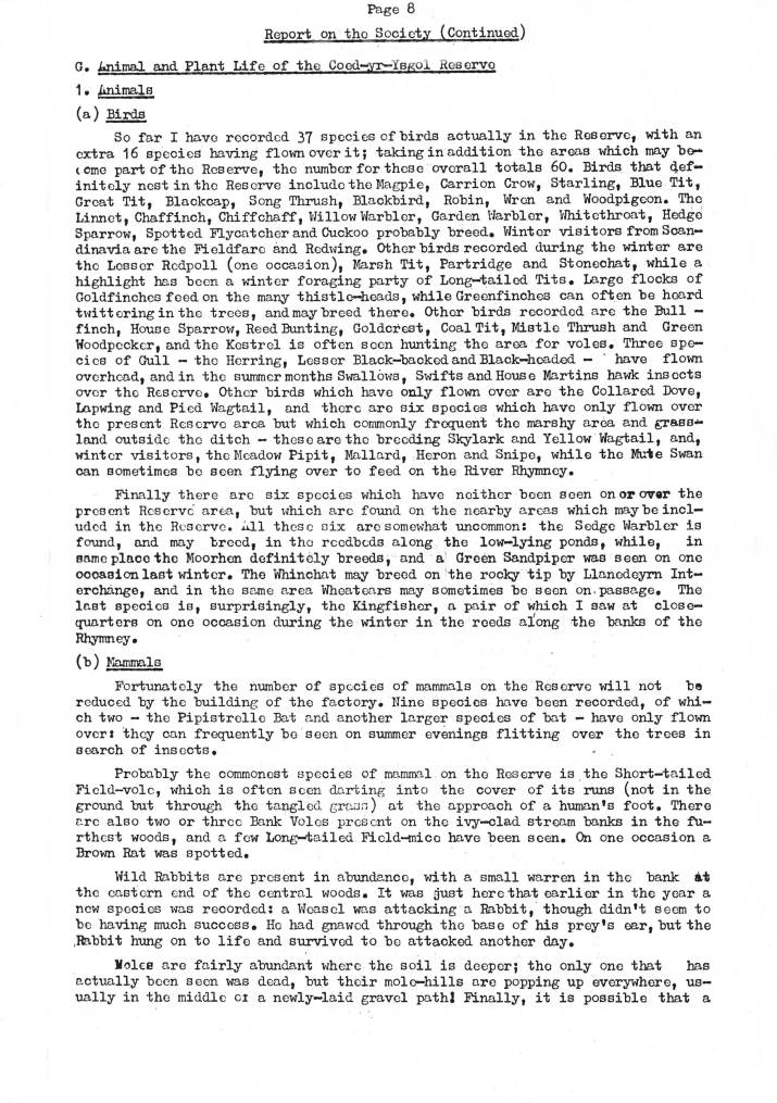 Natural History Gazette
No. 10 July 1974