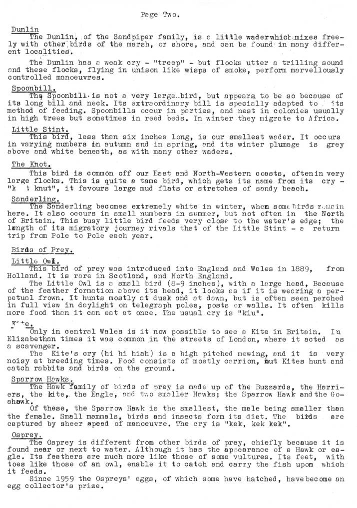 Natural History Gazette
No. 15 April 1975