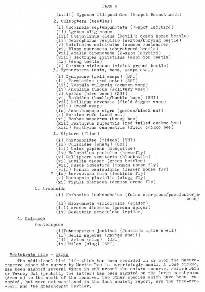 Natural History Gazette
No. 17 July 1975