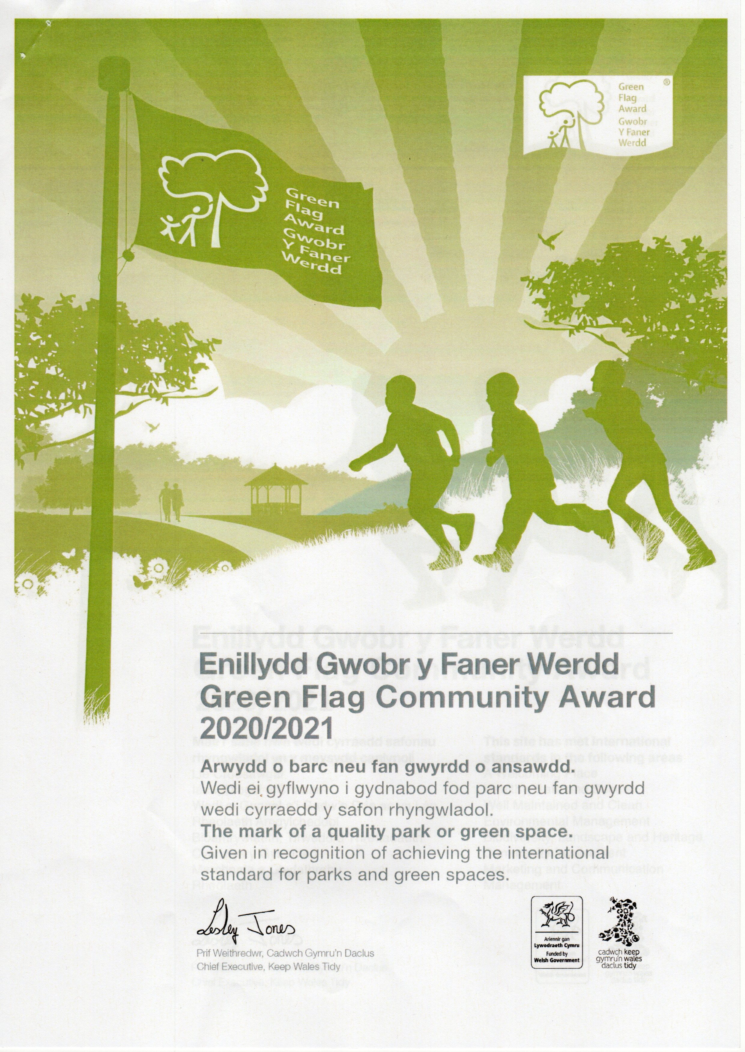 Howardian LNR Green Flag Award 2020-21