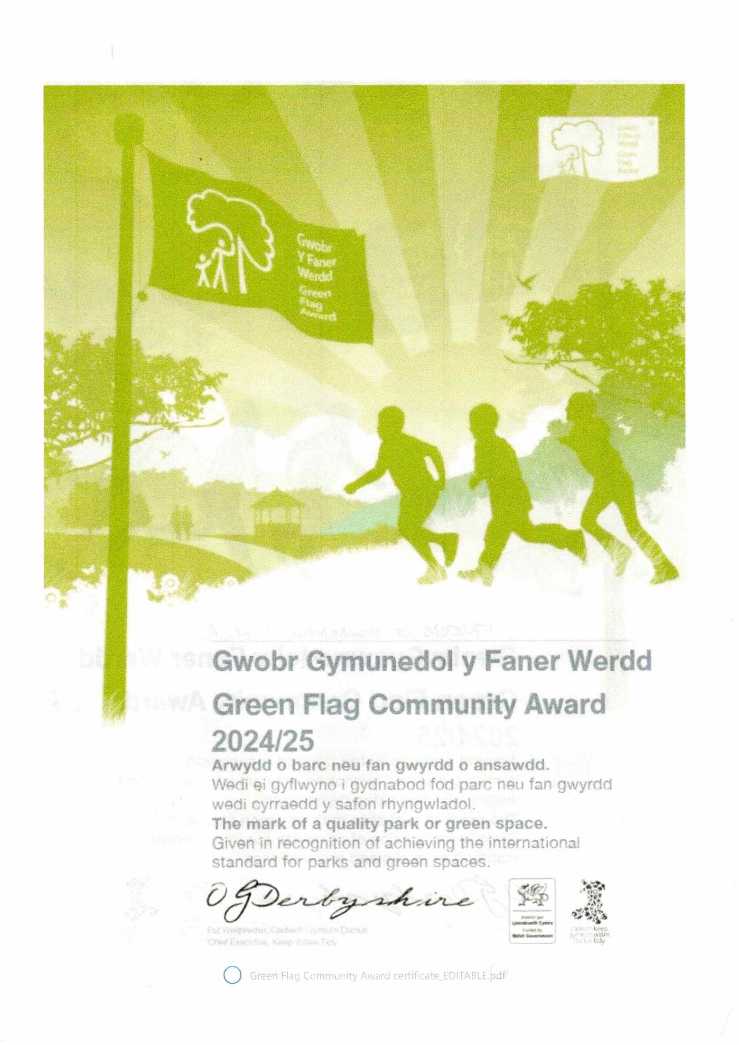 Howardian LNR Green Flag Award 2026-27