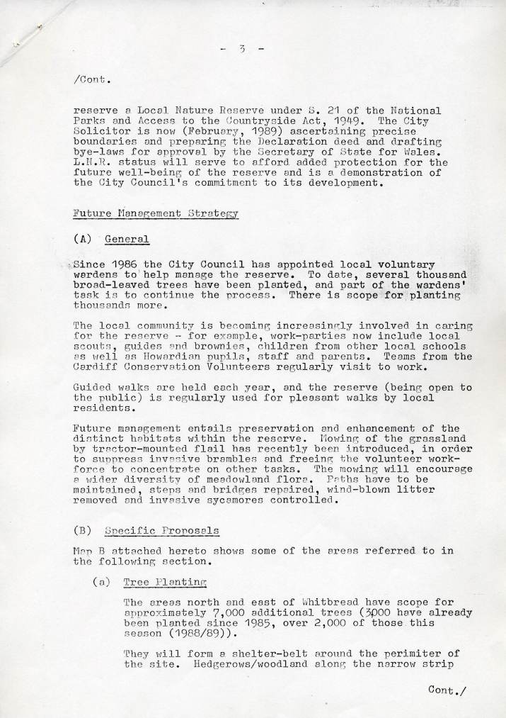 Management Plan 18/04/89 page 3