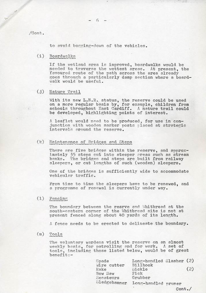 Management Plan 18/04/89 page 6