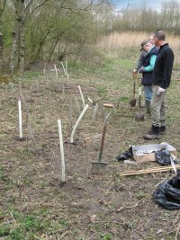 Howardian Local Nature reserve 
  planting extension to Derek's Hedge
